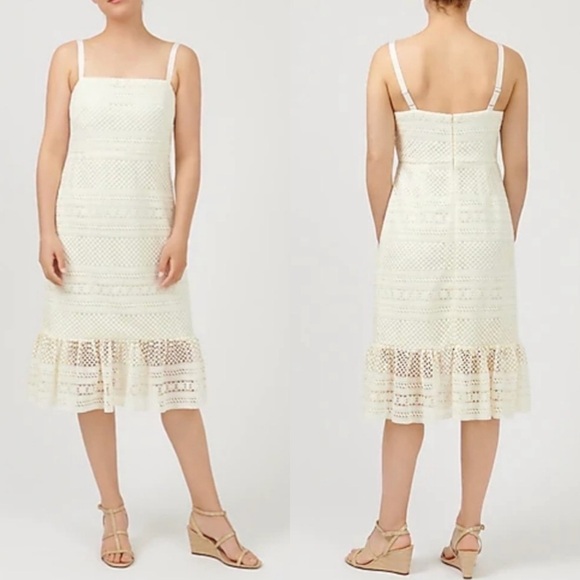 chinese dress ladies SELF-PORTRAIT Guipure lace midi dress main image 0